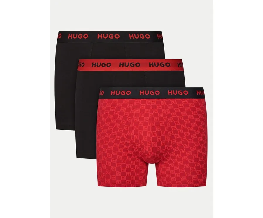 obrazek 1 HUGO Komplet 3 par bokserek 50532559 Kolorowy