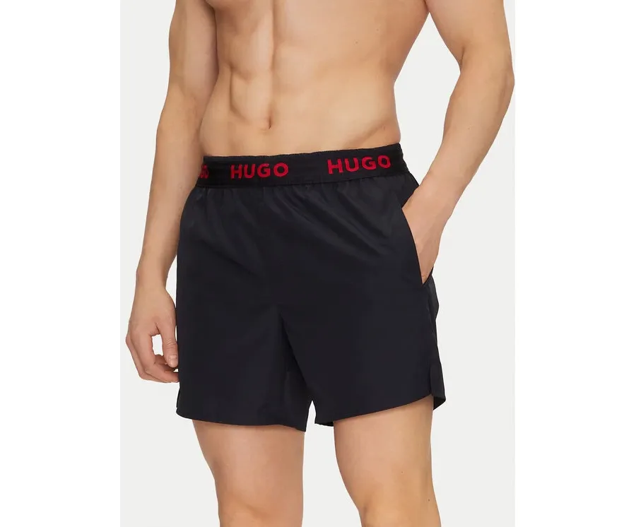 obrazek 1 HUGO Szorty kąpielowe Tap 50534495 Czarny Regular Fit