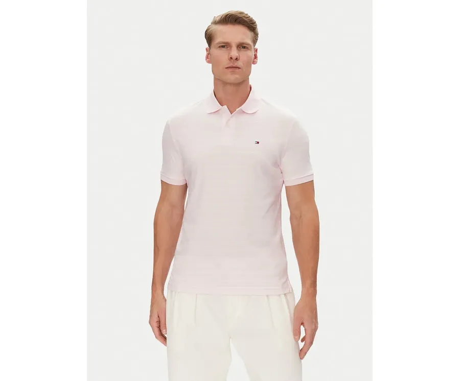 obrazek 1 Tommy Hilfiger Polo MW0MW39994 Różowy Regular Fit