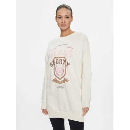 Zdjęcie Guess Bluza Graphic V4RQ11 K68I0 Écru Regular Fit