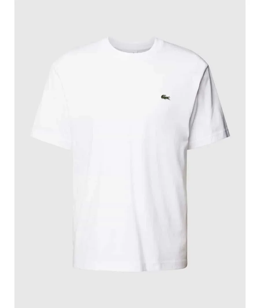 obrazek 1 T-shirt z detalem z logo model ‘BASIC ON’