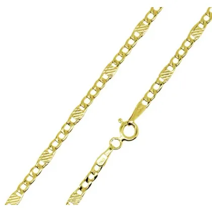 Zdjęcie Stylowy płaski łańcuszek cm.50