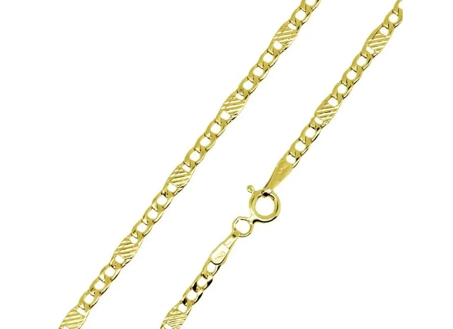 obrazek 1 Stylowy płaski łańcuszek cm.50