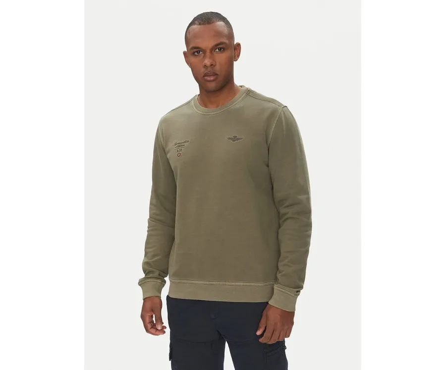 obrazek 1 Aeronautica Militare Bluza 251FE1991F583 Khaki Regular Fit