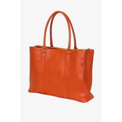 Zdjęcie Luksusowa pomarańczowa torebka typu shopper - Terrida
