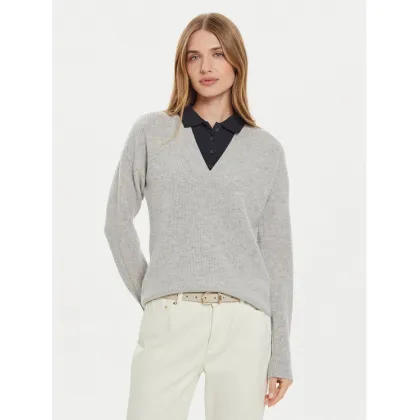 Zdjęcie Tommy Hilfiger Sweter WW0WW43101 Szary Relaxed Fit