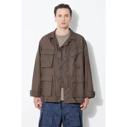 Zdjęcie Engineered Garments kurtka BDU Jacket męska kolor zielony przejściowa oversize OR177.KD018