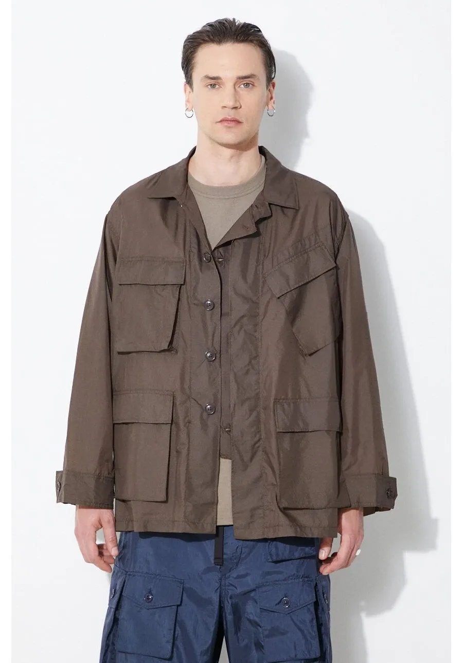 obrazek 1 Engineered Garments kurtka BDU Jacket męska kolor zielony przejściowa oversize OR177.KD018