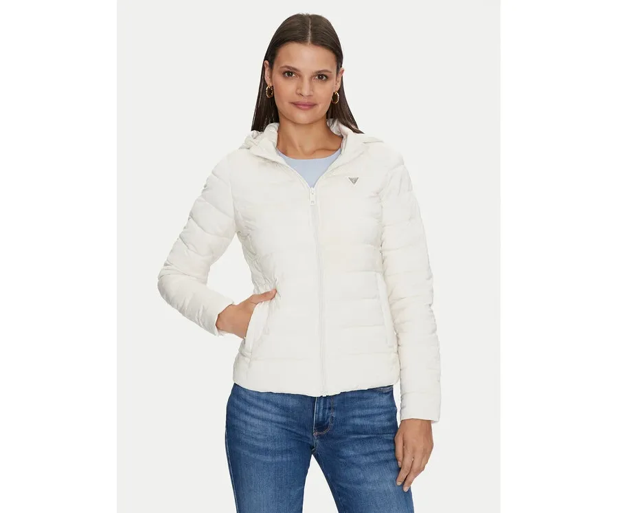 obrazek 1 Guess Kurtka puchowa Diann V4YL04 WF3X0 Biały Regular Fit