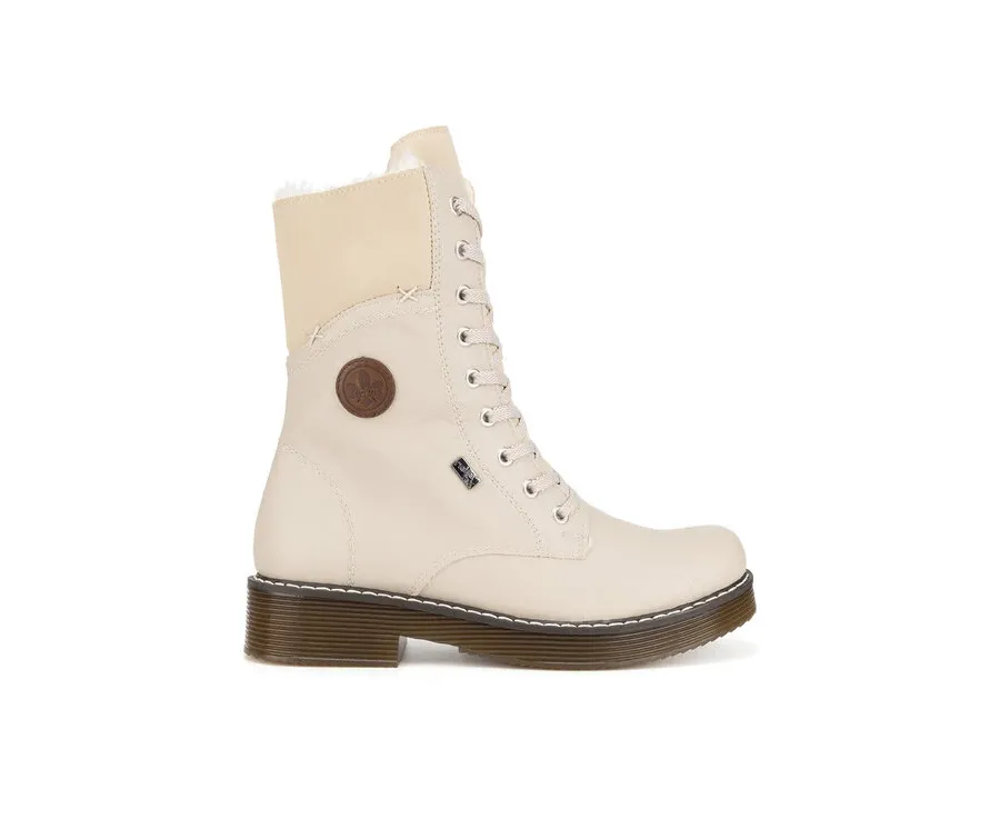 obrazek 1 Rieker Botki 70048-60 Beżowy