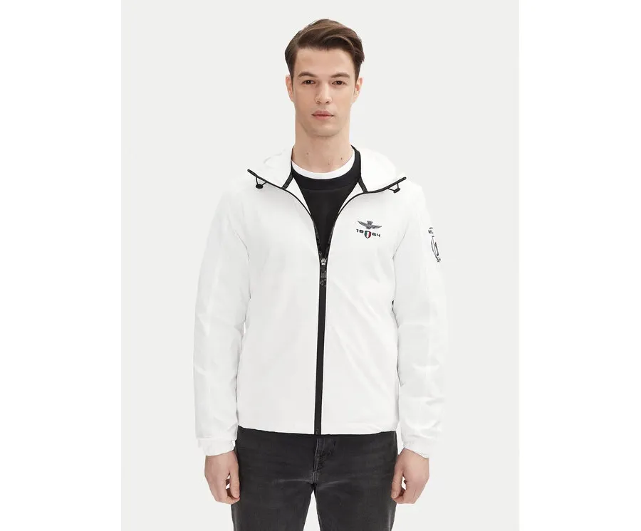 obrazek 1 Aeronautica Militare Kurtka przejściowa 251AB2204CT3264 Biały Regular Fit