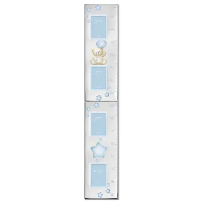 Picture Luxurious blue wall ruler for measuring children's height