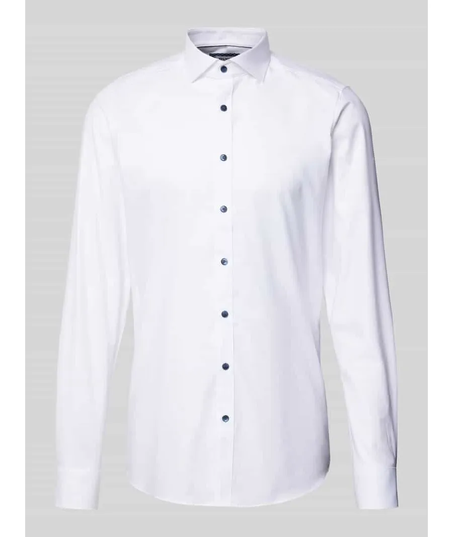 obrazek 1 Koszula biznesowa o kroju slim fit z twillu z bardzo długim rękawem