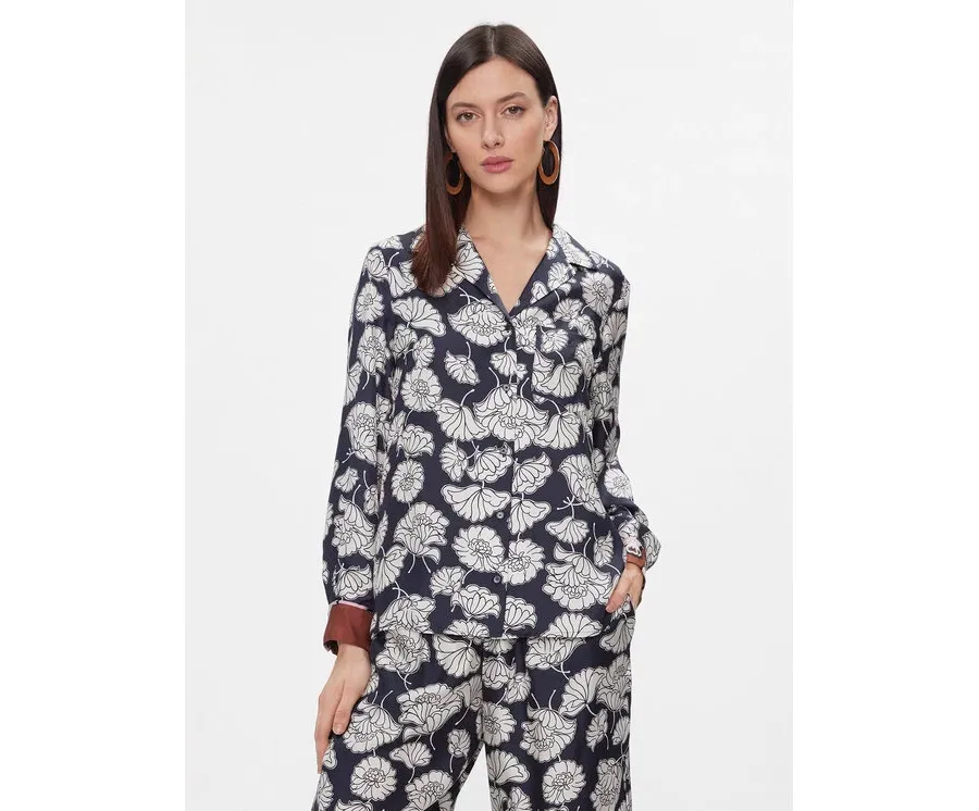 obrazek 1 Weekend Max Mara Koszula Palla 2415111101 Granatowy Regular Fit