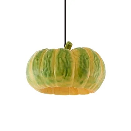 Picture Pumpkin-shaped ceramic chandelier - Bordallo Pinheiro
