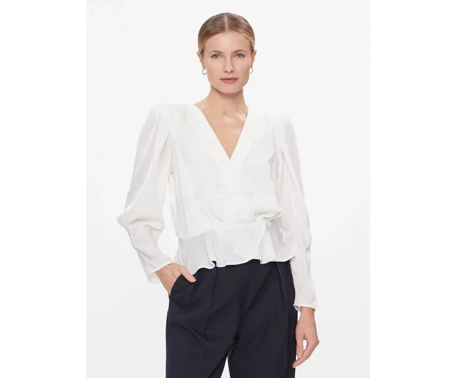 obrazek 1 DKNY Bluzka P34ANQ01 Biały Regular Fit