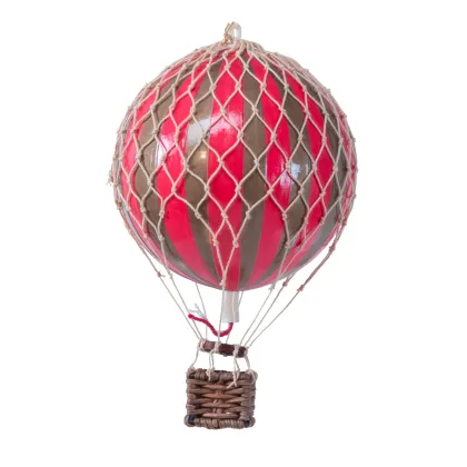 Zdjęcie Złoto-czerwony balon dekoracyjny