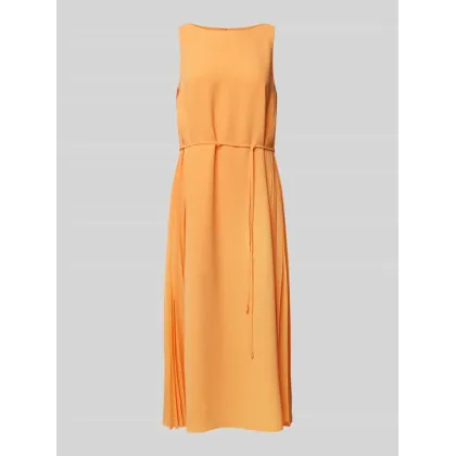 Zdjęcie Sukienka midi w jednolitym kolorze