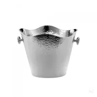 Zdjęcie Luksusowe platerowane srebrem wiaderko do szampana o unikalnym kształcie - Zaramella Argenti