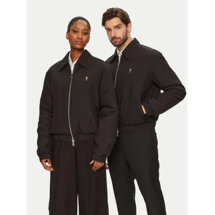 Zdjęcie AMI PARIS Kurtka przejściowa HJK034.PA0009 Czarny Regular Fit