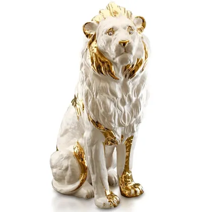 Zdjęcie Yali Lion - luksusowa figura lwa w dwóch wersjach