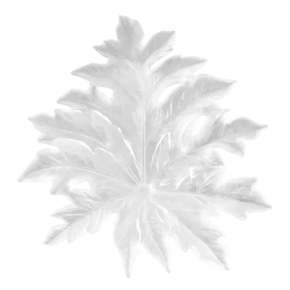 Picture Beautiful wall panel in the form of a leaf by Emilio Robba