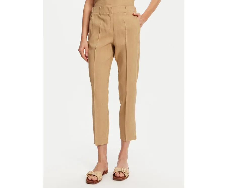 obrazek 1 Marella Spodnie materiałowe Arles 2513131065 Beżowy Slim Fit
