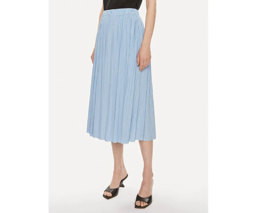 obrazek 1 Samsøe Samsøe Spódnica plisowana Uma F18303206 Błękitny Regular Fit