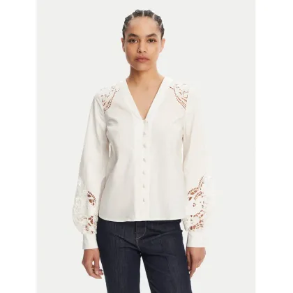 Zdjęcie TWINSET Koszula 251TT2333 Écru Regular Fit