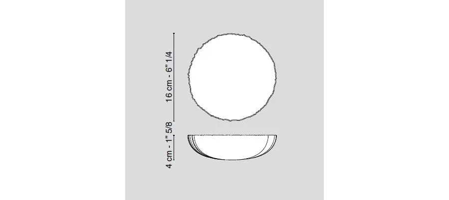picture 3 Modern, decorative glass bowl in gray colour by VG manufactore