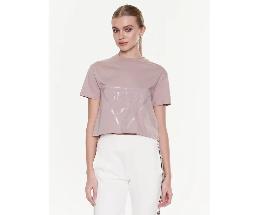 obrazek 1 Guess T-Shirt Adele V2YI06 K8HM0 Różowy Boxy Fit