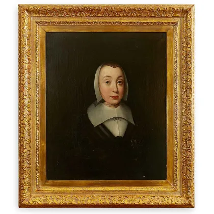 Picture Portrait of Jane Bromley English School in the mid-17th century