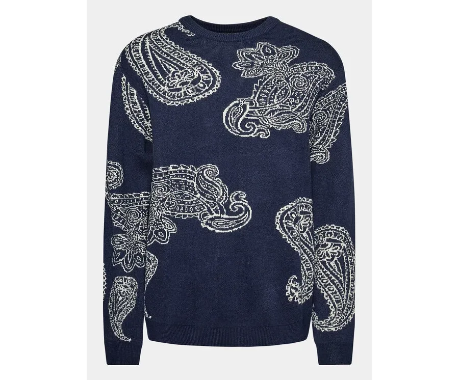obrazek 1 Redefined Rebel Sweter 222069 Granatowy Regular Fit