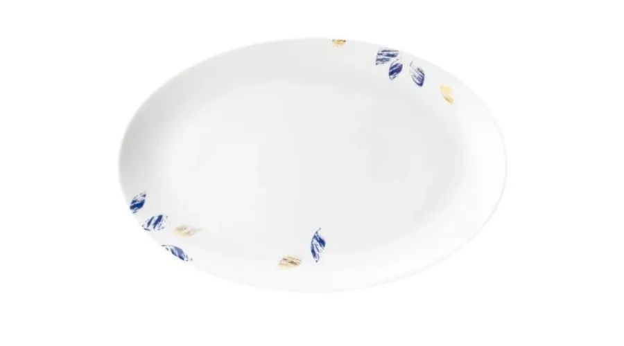 obrazek 1 Duży biały owalny porcelanowy półmisek o nowoczesnym zdobieniu – Tettau