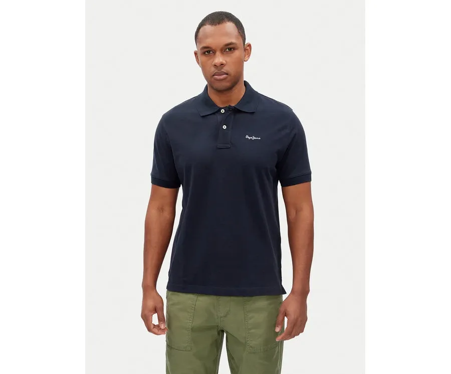 obrazek 1 Pepe Jeans Polo Essential PM542298 Granatowy Regular Fit