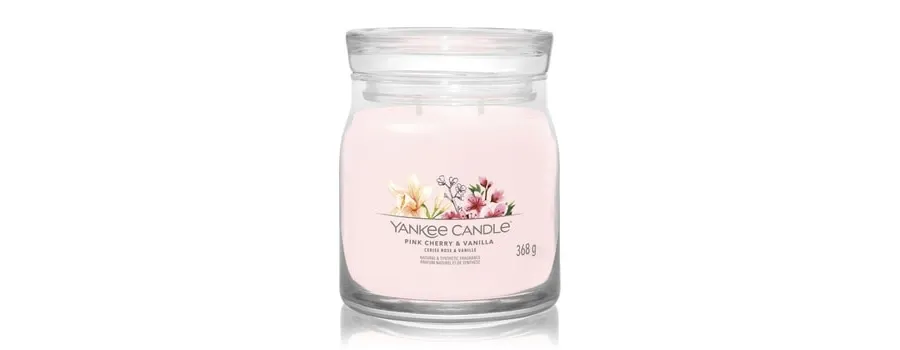 obrazek 1 Yankee Candle Pink Cherry Vanilla Świeca zapachowa 368 g