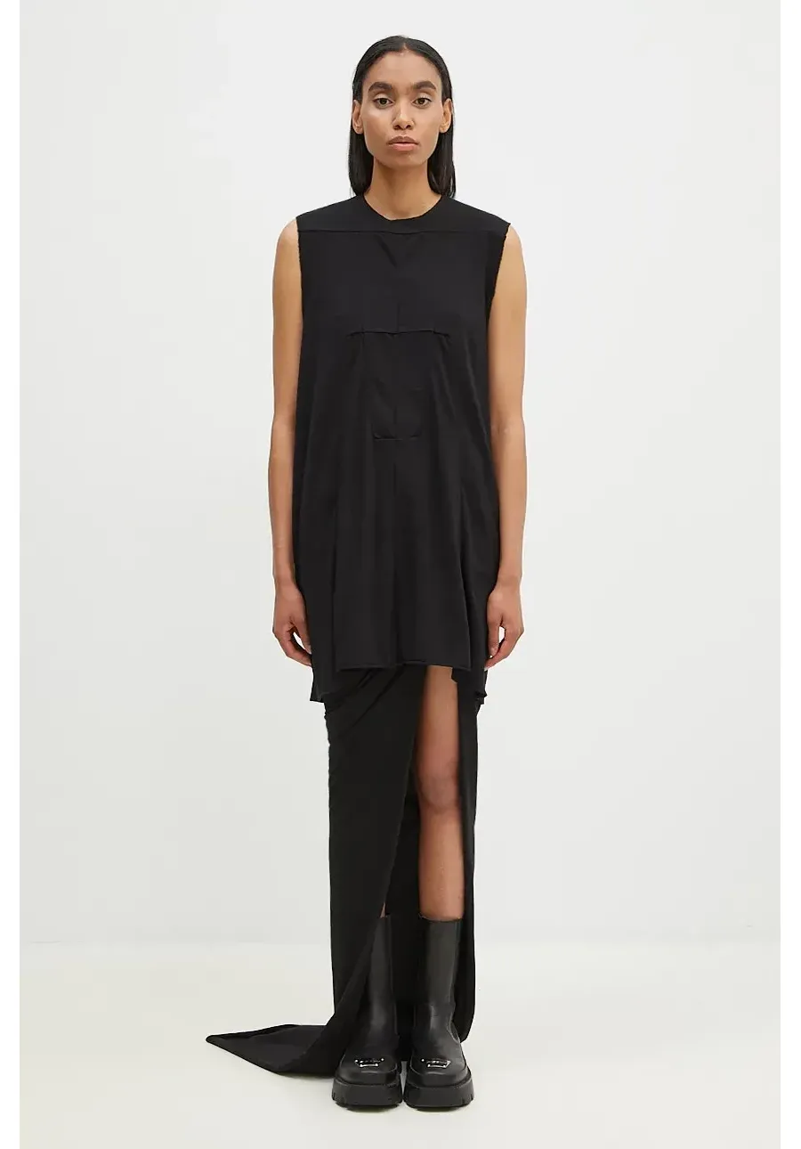obrazek 1 Rick Owens top bawełniany Luxor kolor czarny DS02D2111.RNP