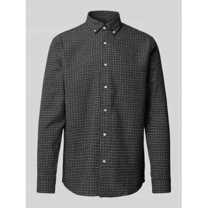 Zdjęcie Koszula casualowa o kroju tailored fit z kołnierzykiem typu button down model ‘LIAN’