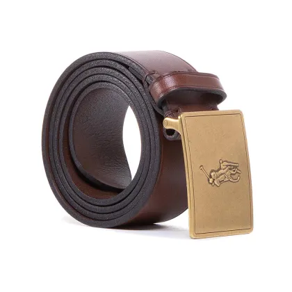 Zdjęcie Polo Ralph Lauren Pasek Męski 36Mm Pp Plaque Belt 405691693002 Brązowy