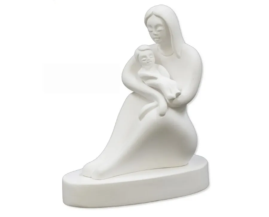 obrazek 1 Stylowa rzeźba z przedstawieniem macierzyństwa