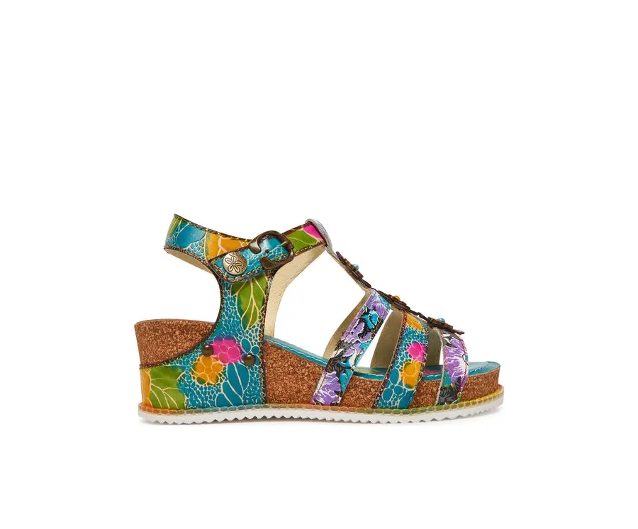 obrazek 1 Laura Vita Sandały Bonito 30 Turkusowy