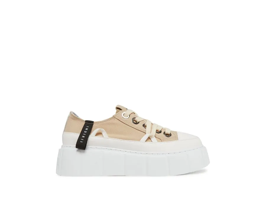obrazek 1 Inuikii Trampki Matilda Canvas Low 30102-025 Beżowy