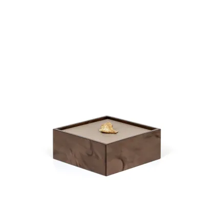 Zdjęcie Cudowne skórzane pudełko na drobiazgi