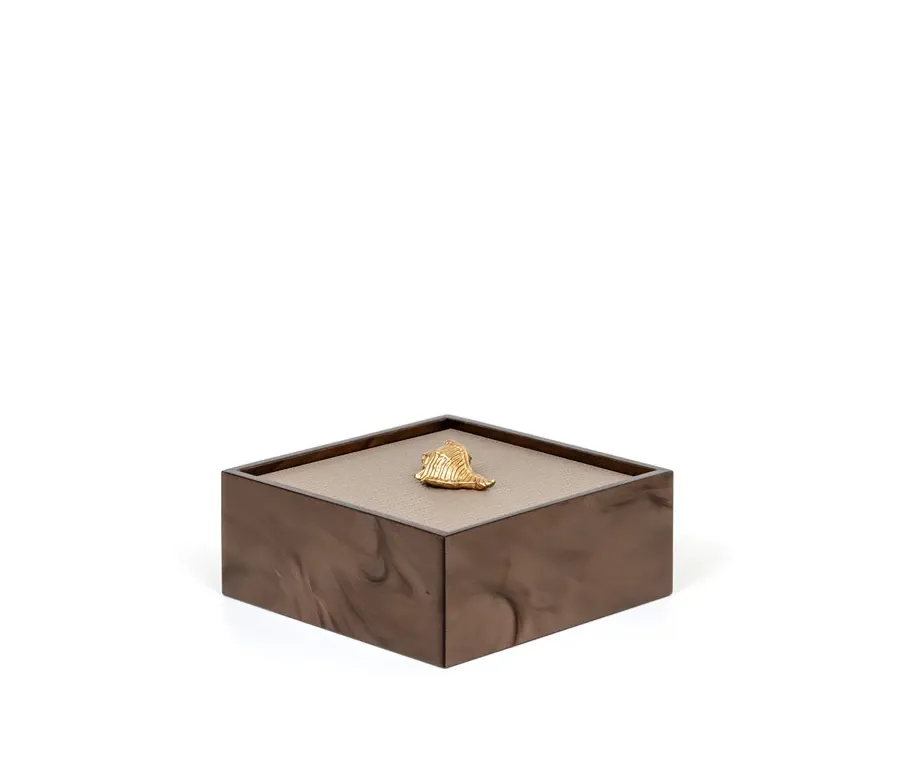 obrazek 1 Cudowne skórzane pudełko na drobiazgi