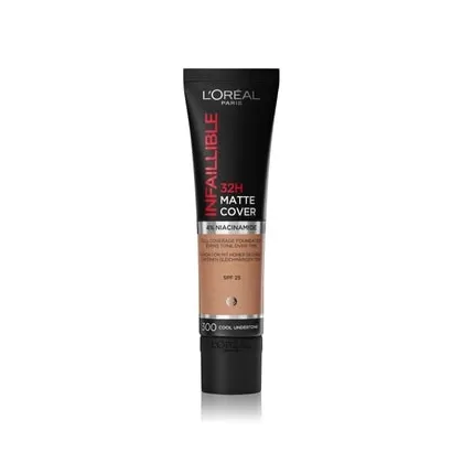 Zdjęcie L'Oréal Paris Infaillible 32H Matte Cover Podkład kremowy 30 ml Nr. 300 - Cool Undertone