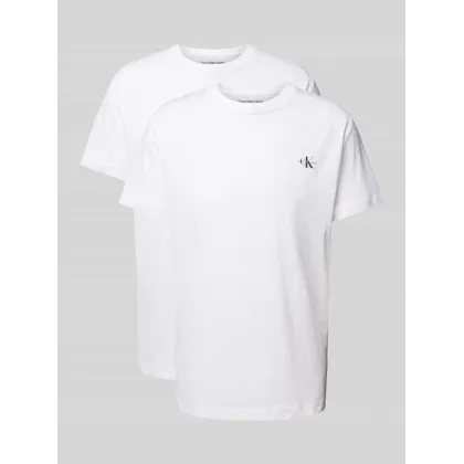 Zdjęcie Calvin Klein Jeans Komplet 2 t-shirtów Monologo J30J320199 Biały Regular Fit