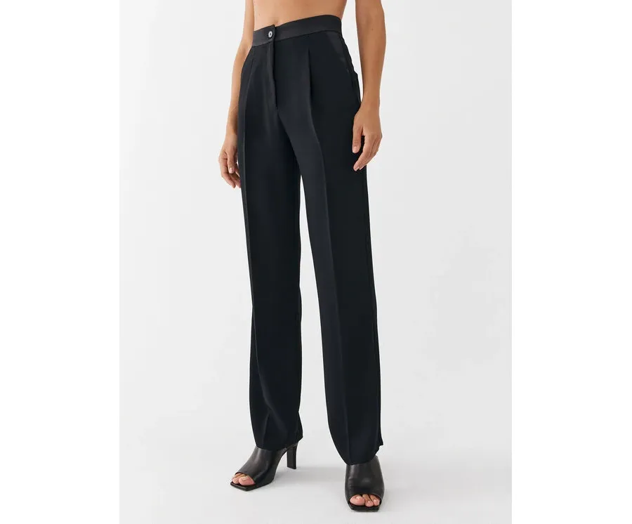 obrazek 1 Marella Spodnie materiałowe Natif 2331360733 Czarny Relaxed Fit