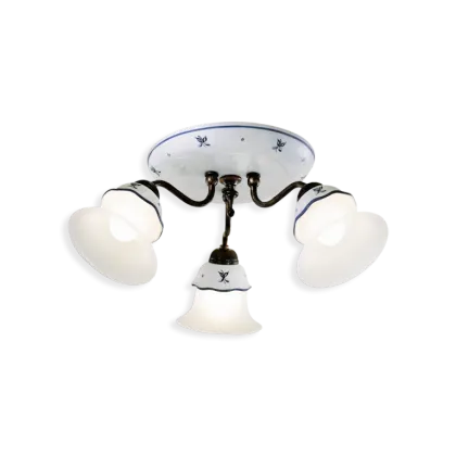Zdjęcie Włoska lampa sufitowa-plafoniera w stylu klasycznym