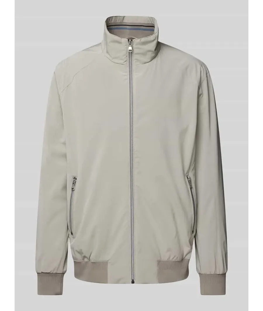 obrazek 1 Bluzon ze stójką i kieszeniami zapinanymi na zamek błyskawiczny