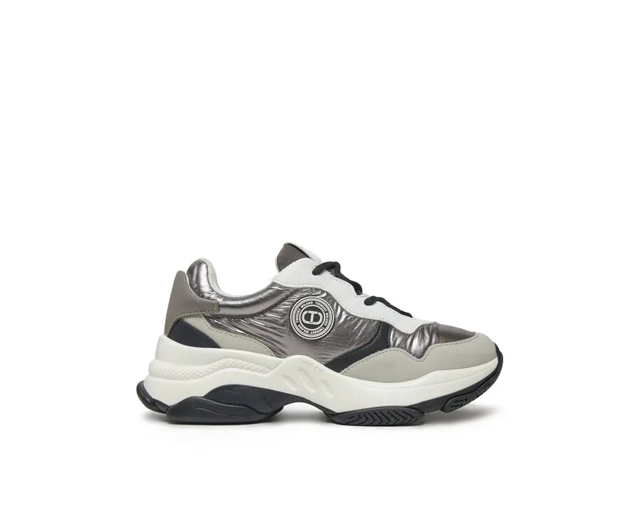 obrazek 1 TWINSET Sneakersy 242TGT18C Srebrny